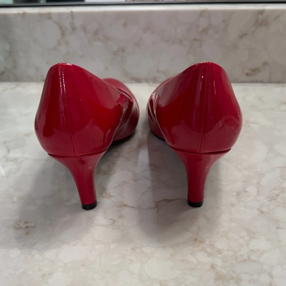 Life Stride Women's Cherry Red Heels - Picture 3 of 4